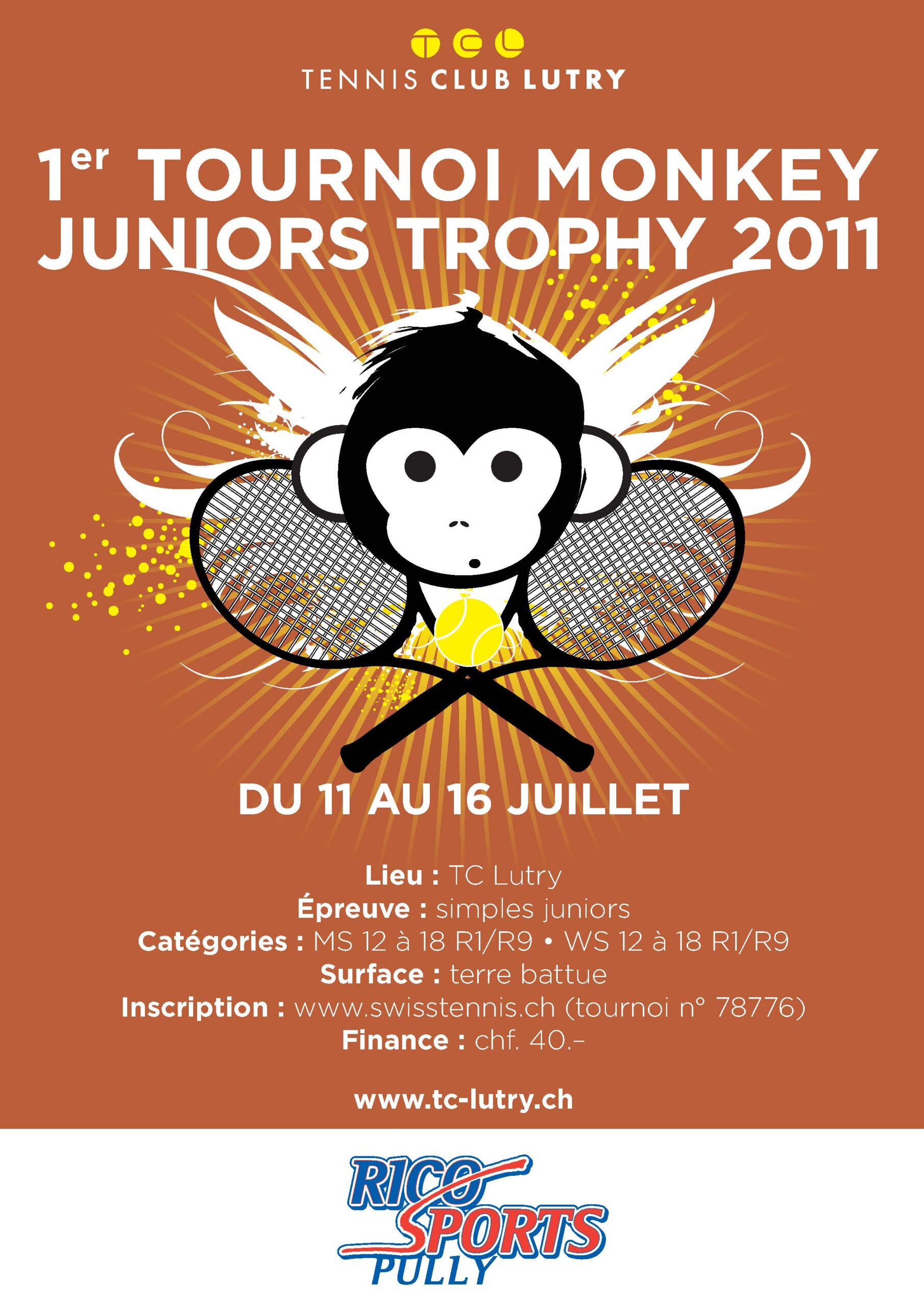 Monkey Juniors Trophy Monkey Juniors Trophy